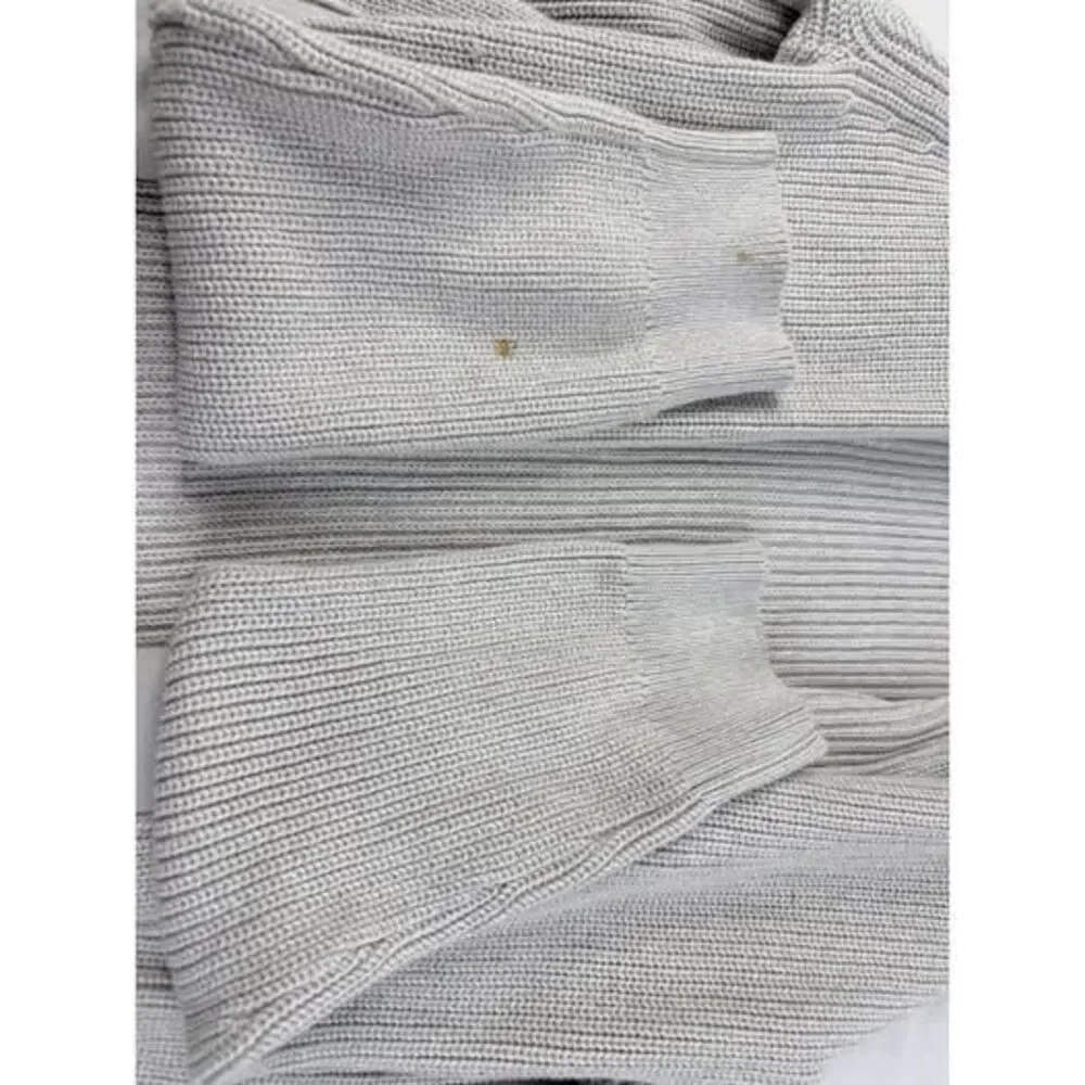 BANANA REPUBLIC Cardigan Sweater Button Shawl Collar Cotton Size XL Gray